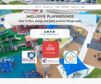 Inclusiveplaygrounds.net(INCLUSIVE PLAYGROUNDS) Screenshot