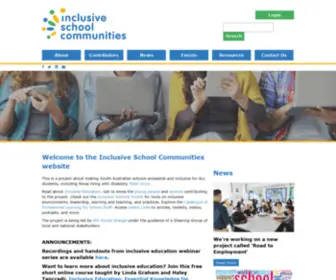 Inclusiveschoolcommunities.org.au(Inclusive School Communities) Screenshot