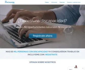 Incluyeme.com.co(Trabajos para personas con discapacidad en Colombia) Screenshot