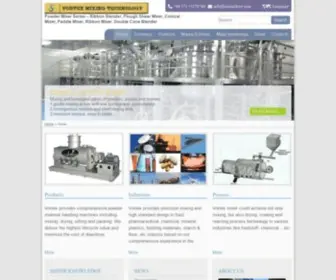 Incmachine.com(Industrial Mixers & Blenders Manufacturers) Screenshot