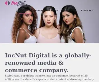 Incnut.com(IncNut Digital) Screenshot