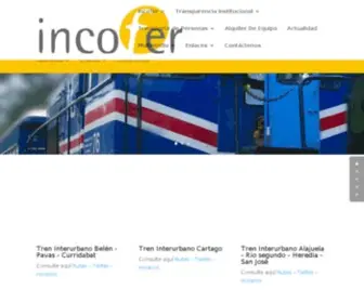 Incofer.go.cr(Instituto Costarricense de Ferrocarriles) Screenshot