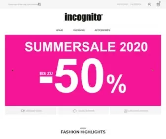 Incognito-Shop.com(Incognito Shop) Screenshot