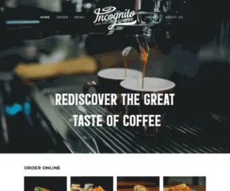 Incognitocoffee.ca(Incognito Coffee) Screenshot