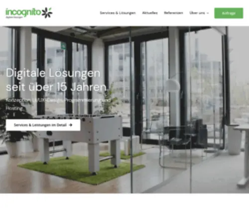 Incognito.ms(Incognito digitale lösungen aus Münster steht für kreative und innovative Weblösungen) Screenshot