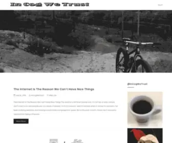 Incogwetrust.com(Life is better on a bike) Screenshot