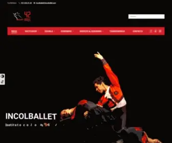 Incolballet.com(El Instituto Colombiano de Ballet Clásico INC) Screenshot