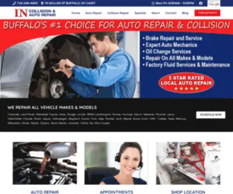 Incollisioninc.com(IN Collision Auto Repair Buffalo NY) Screenshot