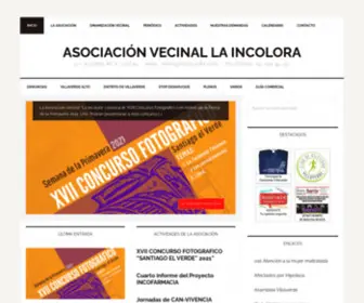 Incolora.org(Asociación Vecinal La Incolora) Screenshot