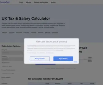 Income-Tax.co.uk(Uk salary tax calculator) Screenshot