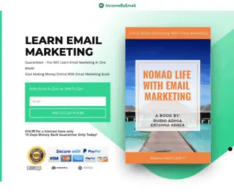 Incomebyemail.com(Nomad Life with Email Marketing) Screenshot