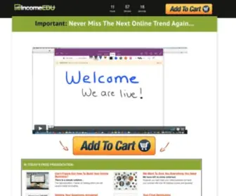 Incomeedu.com(Let's Get You Started) Screenshot