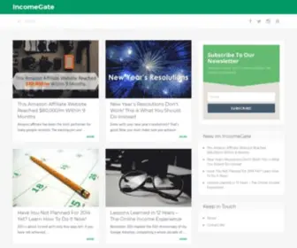 Incomegate.com(The Gate to Online Income) Screenshot