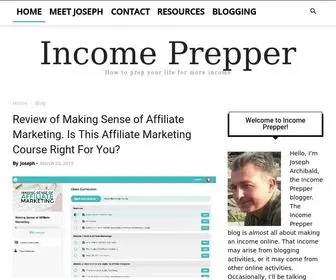 Incomeprepper.com(Income Prepper) Screenshot
