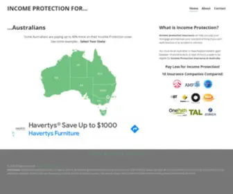 Incomeprotectionfor.com.au(Income Protection For......Australians) Screenshot