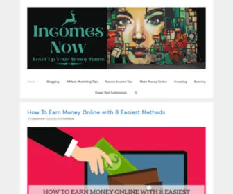 Incomesnow.com(Incomes Now) Screenshot