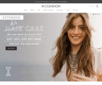 Incommonbeauty.com(IN COMMON Beauty) Screenshot