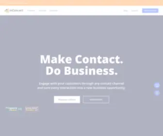 Inconcertcc.com(Make Contact Do Business) Screenshot