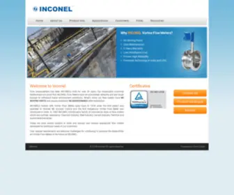 Inconelflowmeters.com(Inconel) Screenshot