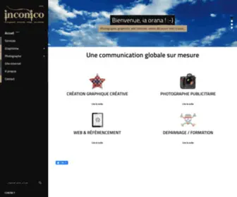 Inconico.com(Photographe, graphiste, site internet à Tahiti, Polynésie française) Screenshot