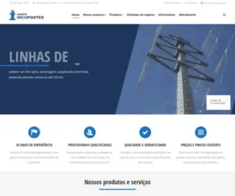 Incopostes.com.br(Artefatos de Concreto) Screenshot