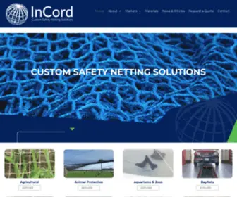 Incord.net(InCord Custom Safety Netting Solutions) Screenshot