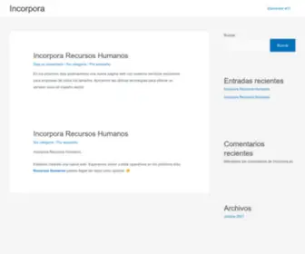 Incorpora.es(Servicios de Recursos Humanos) Screenshot