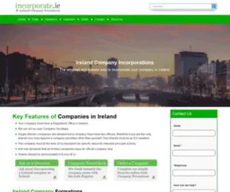 Incorporate.ie(We can incorporate your Irish company in 2) Screenshot