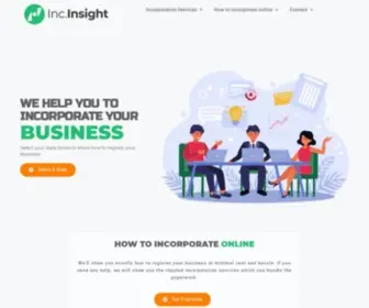 Incorporationinsight.com(How to Incorporate Online) Screenshot