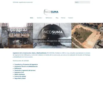 Incosuma.es(Ingeniería de la Construcción) Screenshot