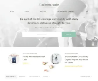 Incourage.me(A DaySpring community) Screenshot