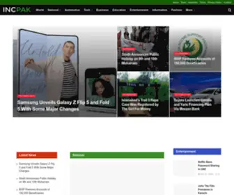 IncPak.com(Independent News Coverage Pakistan) Screenshot