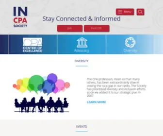 IncPas.net(The Indiana CPA Society) Screenshot