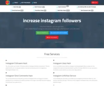 Increasefollow.com(Increase Followers) Screenshot