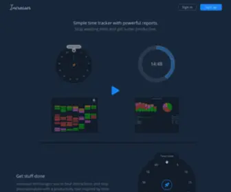 Increaser.org(Time Tracking App for Personal Productivity and Focus) Screenshot