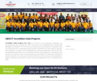 Incredibleindiaproject.in(Incredible India Projects Pvt Ltd) Screenshot