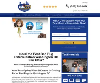 Incrediblepestexterminator.com(#1 Bed Bug Exterminator in Washington DC) Screenshot