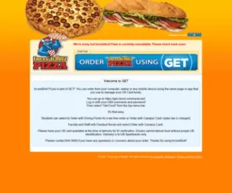 Incredibullpizza.com(IncrediBull Pizza) Screenshot