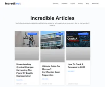 Increditools.com(Vetted Resources) Screenshot