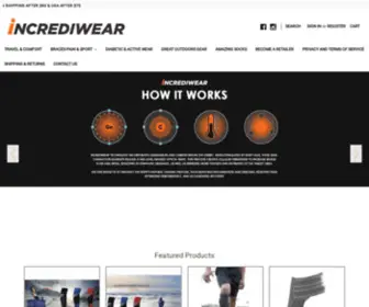 Incrediwear.ca(The Canadian web store for Inc) Screenshot