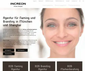 Increon.de(Naming Agentur) Screenshot