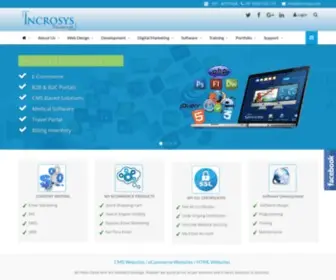 Incrosys.com(Incrosys) Screenshot