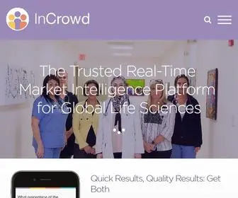 Incrowdnow.com(Trusted Pharma Market Research Software) Screenshot