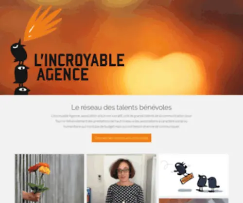 Incroyable-Agence.org(L'INCROYABLE AGENCE) Screenshot