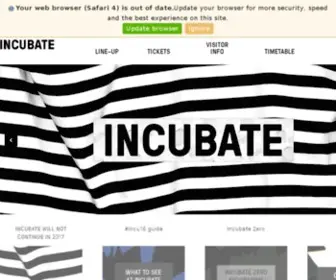 Incubate.org(Incubate) Screenshot