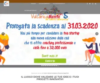 Incubatorenapoliest.it(Sito ufficiale di VulcanicaMente dal talento all'impresa) Screenshot