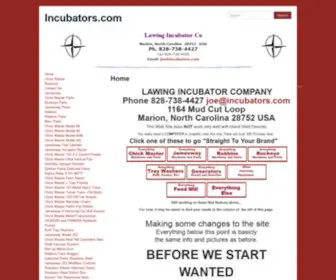 Incubators-Poultry.com(Lawing Incubator Company) Screenshot