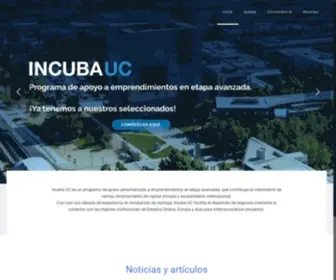 Incubauc.cl(Incuba UC) Screenshot