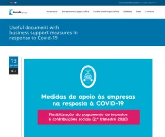 Incubcenter.pt(Início) Screenshot