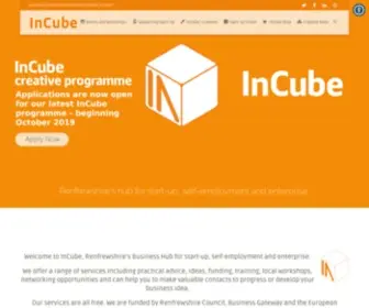Incube.ren(Business Incubator and retail academy in Paisley) Screenshot